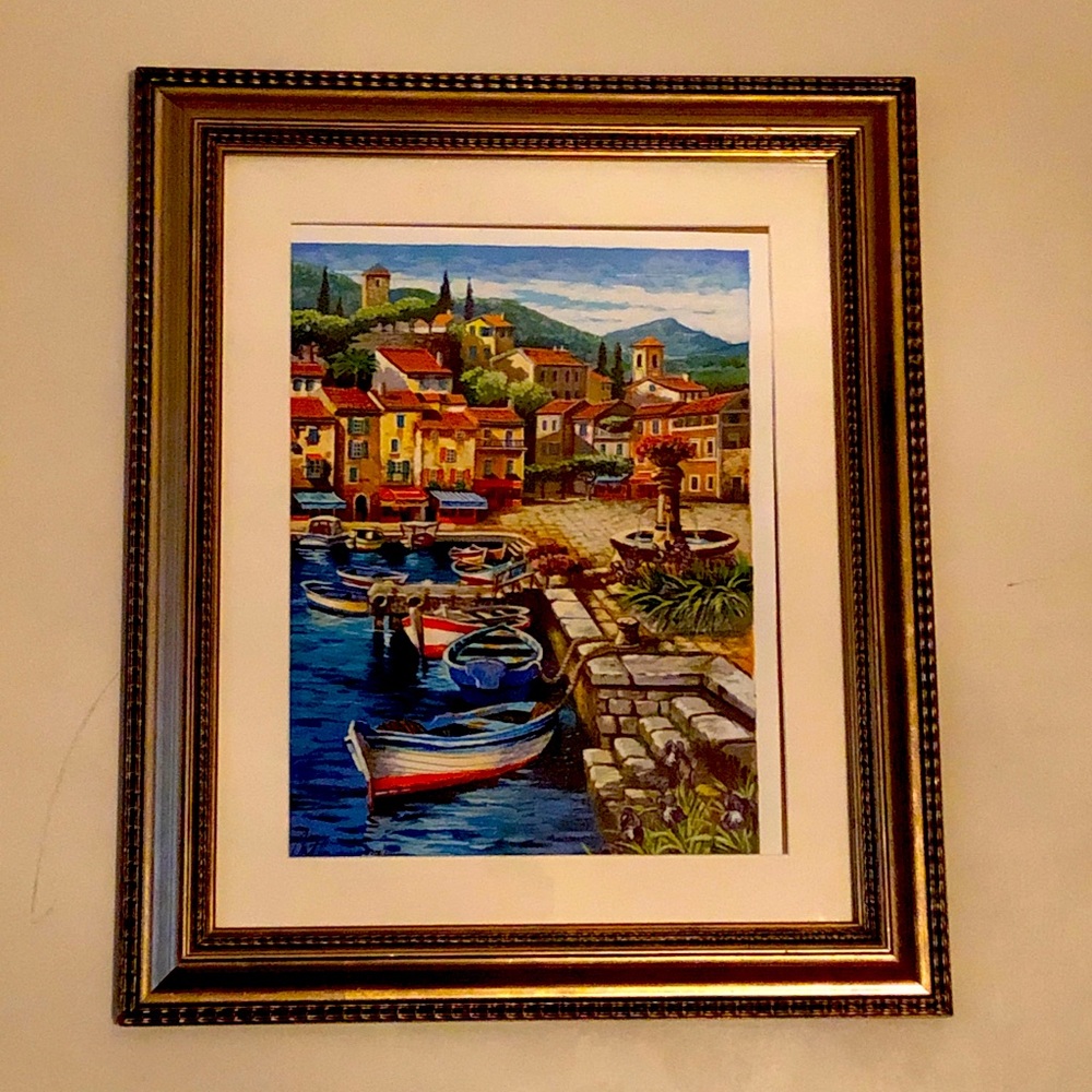 Framed Authentic Seriolithograph